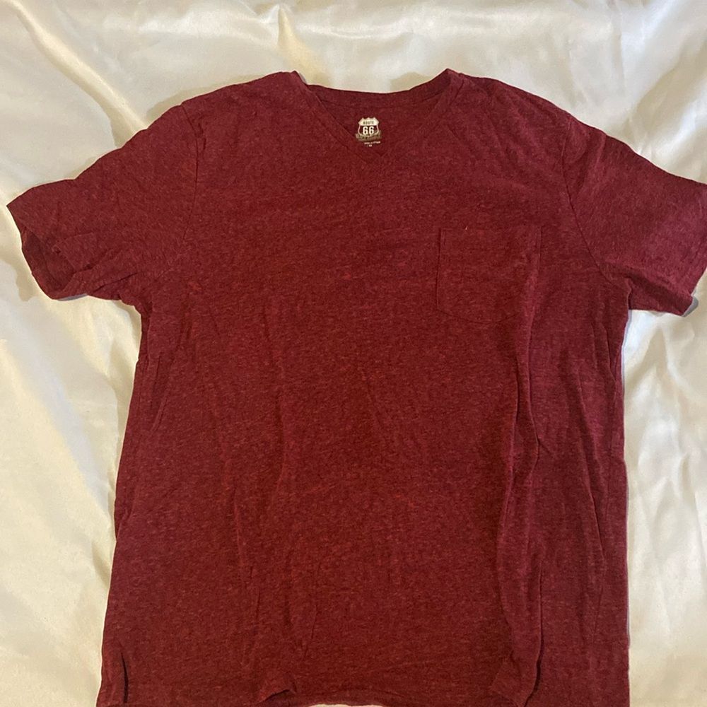 Route 66 Red Short Sleeve Tee